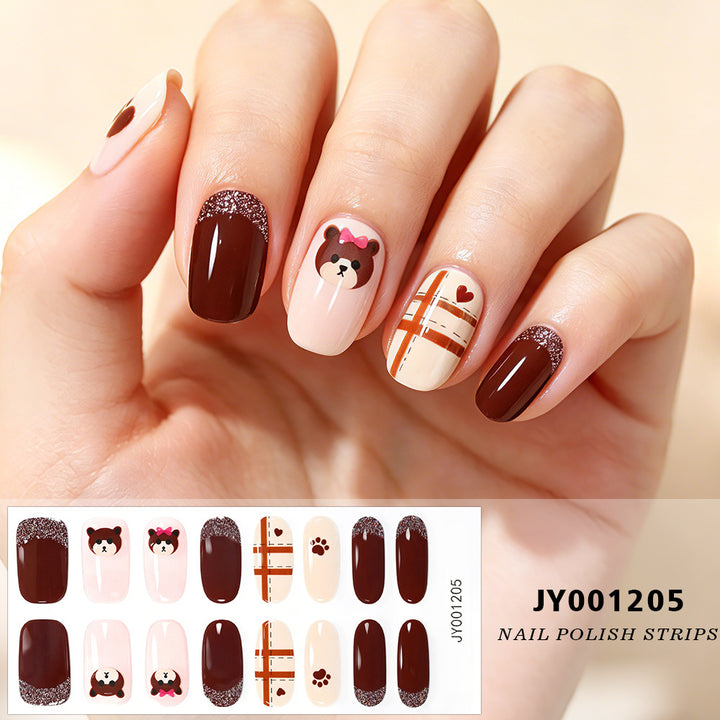 Whimsical Printed Nail Polish Strips