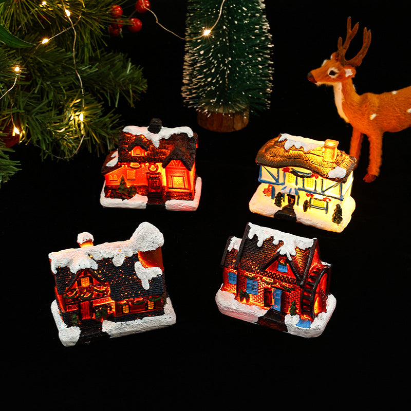 Nostalgic Christmas Village House Decoration Stornfield