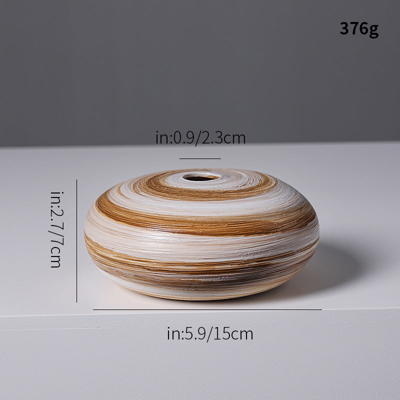 Artistic Spiral Design Ceramic Vase Stornfeild