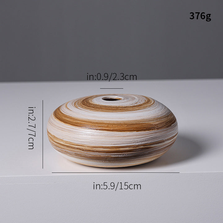 Artistic Spiral Design Ceramic Vase Stornfeild