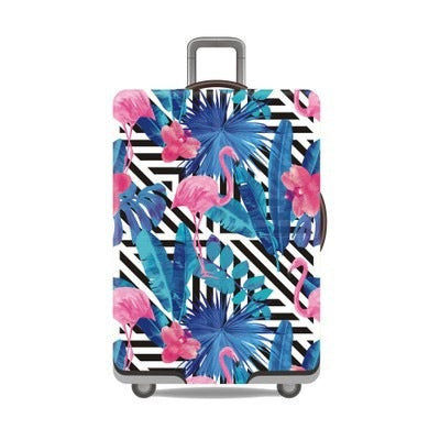 Tropical Leaf Print Hard Shell Luggage Stornfield
