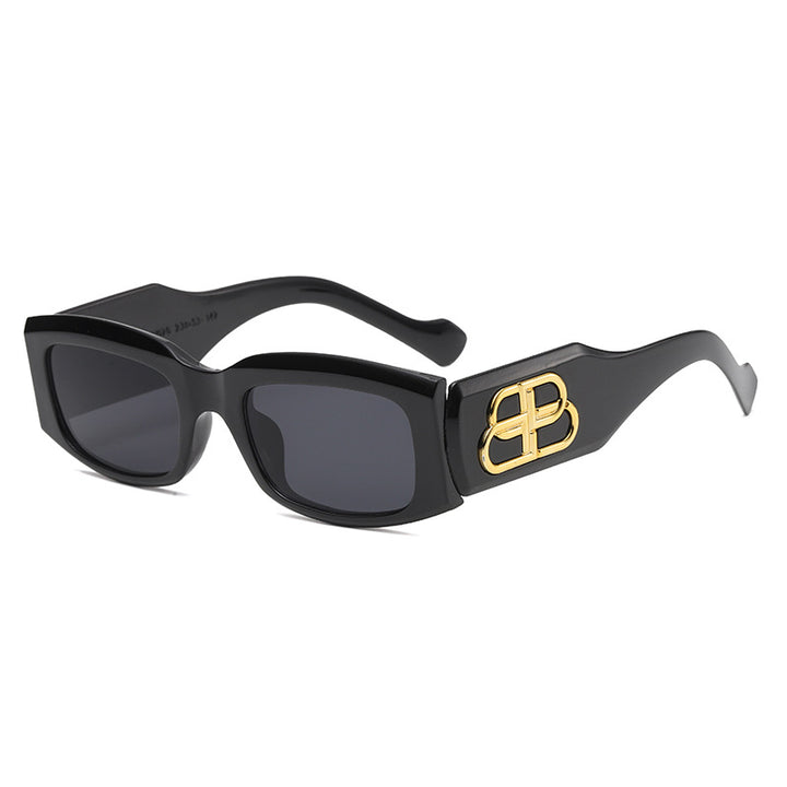 Women's fashionable square sunglasses with luxurious frame accents Stornfield