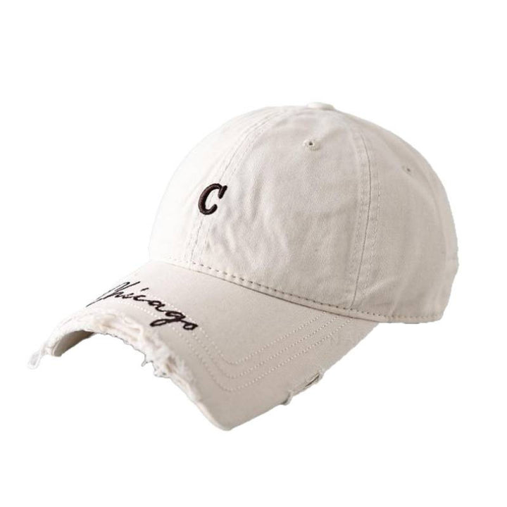 Women's Distressed Cotton Baseball Cap Stornfield 1784083462