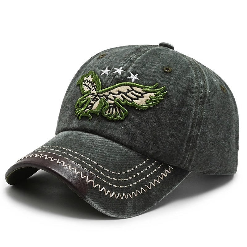 Men's Distressed Embroidered Baseball Cap Stornfield