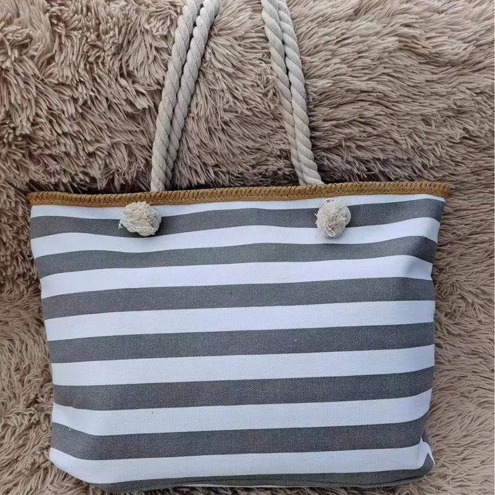 Beach bag made of high-quality canvas with sturdy rope handles Stornfield
