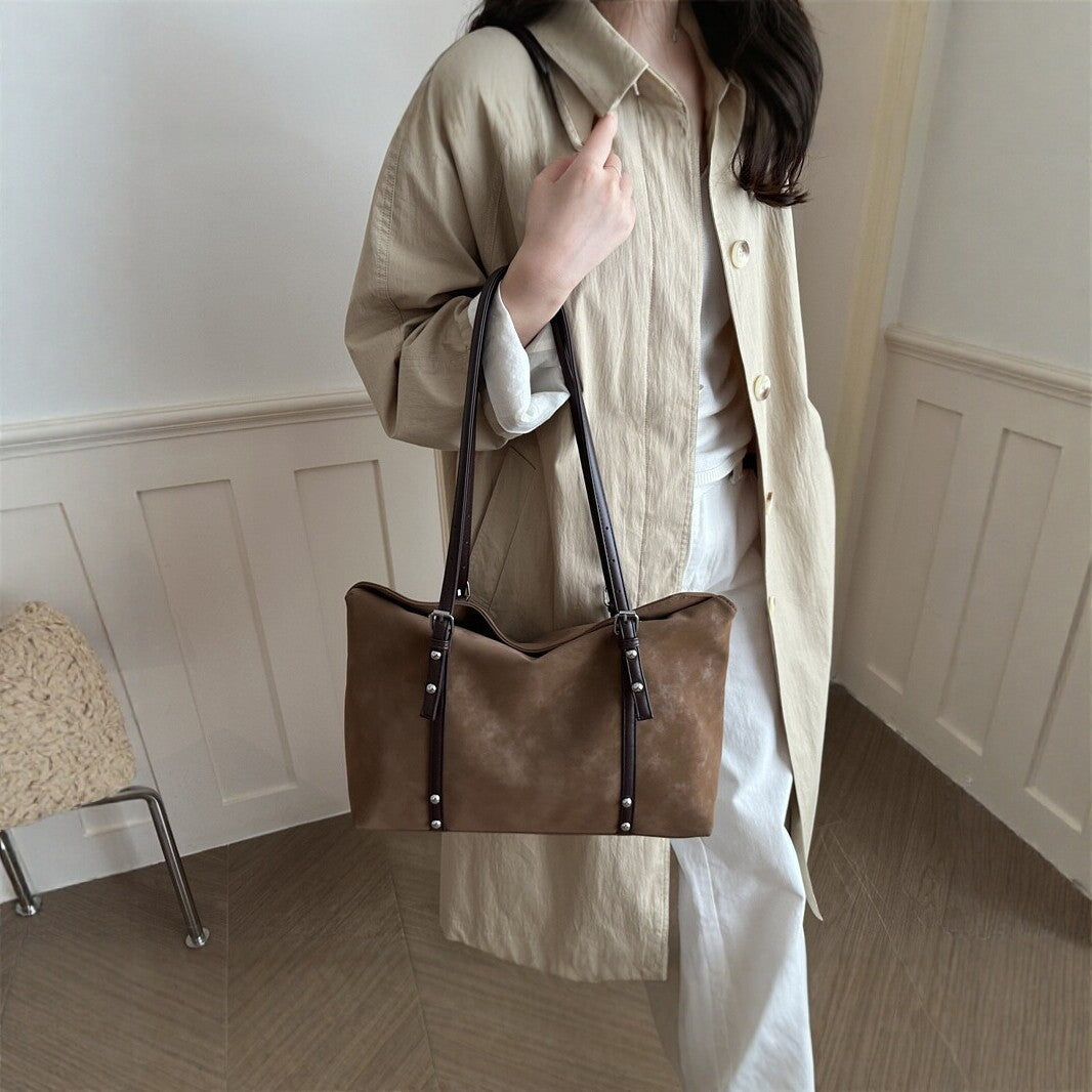 Elegant Suede Tote Bag