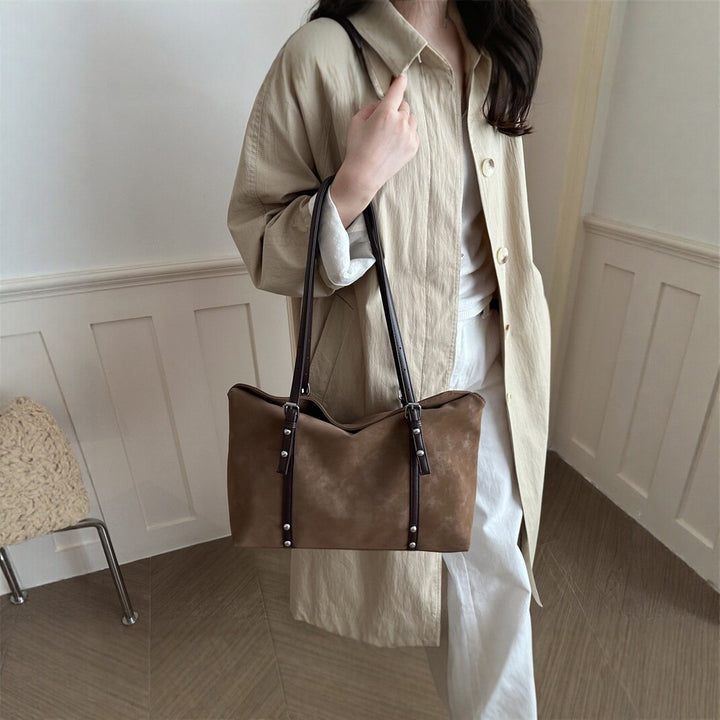 Elegant Suede Tote Bag