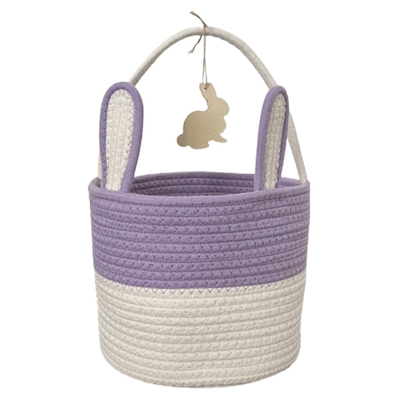Women Decorative Basket with Bunny Ear Accent Stornfield