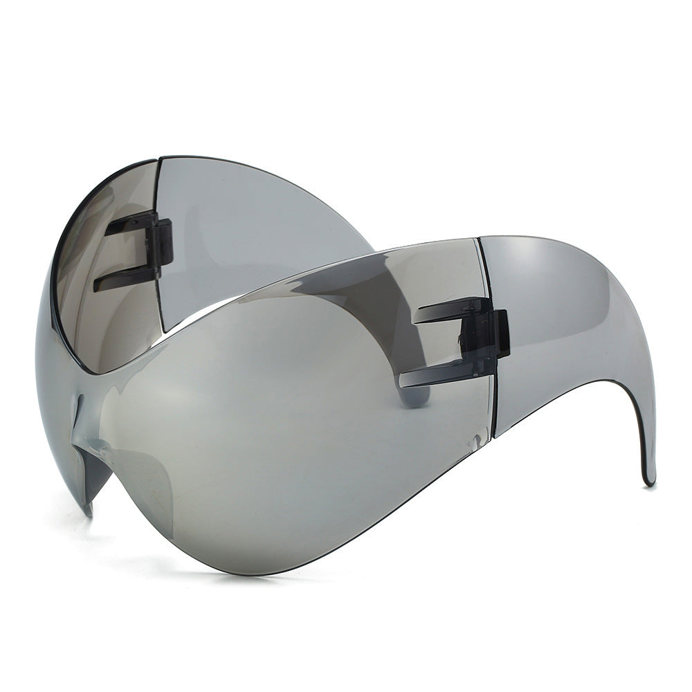 Oversized Futuristic Shield Sunglasses Stornfield