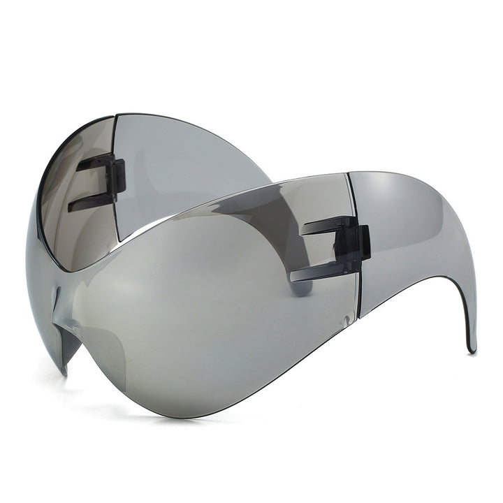 Oversized Futuristic Shield Sunglasses Stornfield