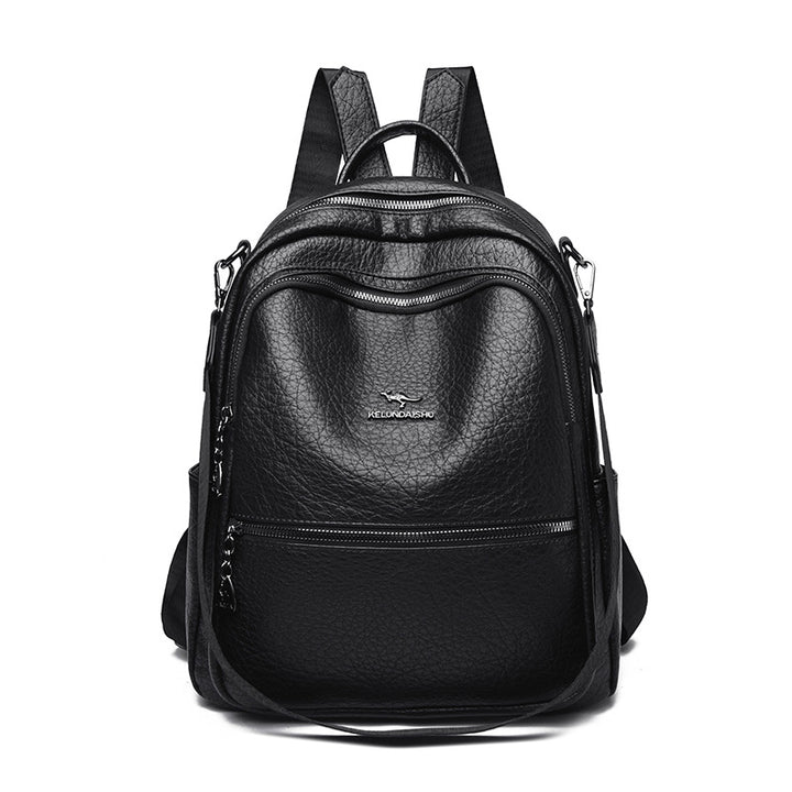 Vintage-Inspired Leather Backpack Stornfield