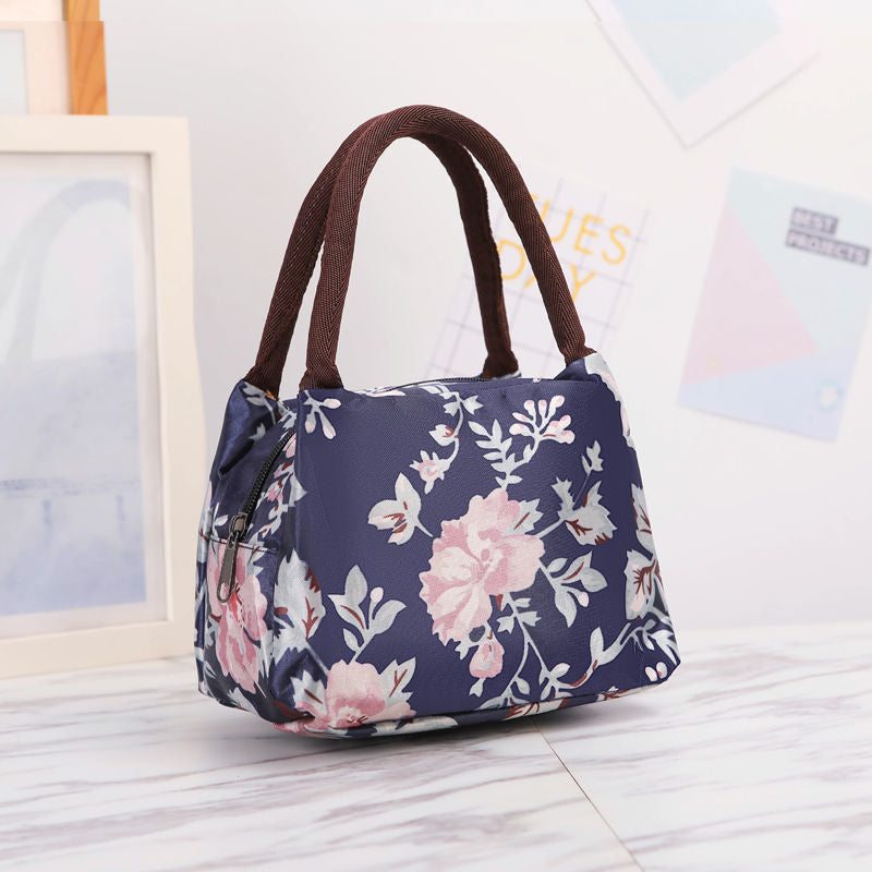 Floral Print Insulated Lunch Carrier Stornfield