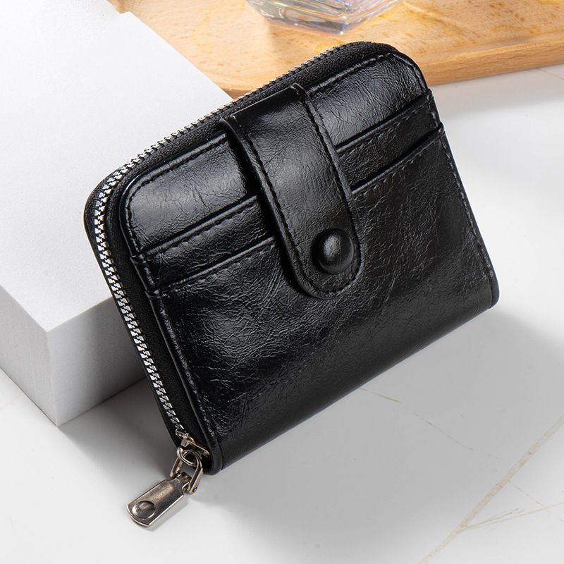 Compact Zippered Card Wallet Stornfield