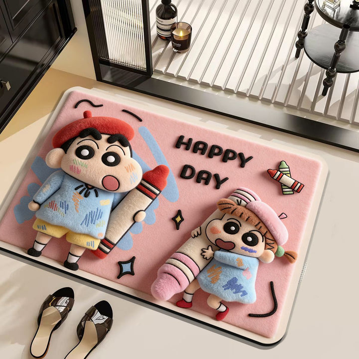 Cartoon Character Bath Mat