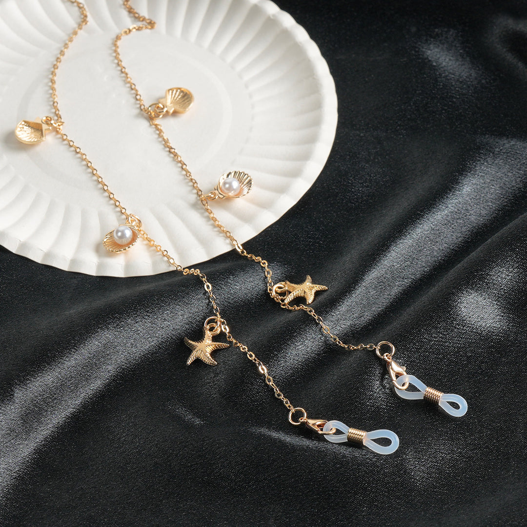 Bohemian Shell & Starfish Pendant Necklace Stornfield