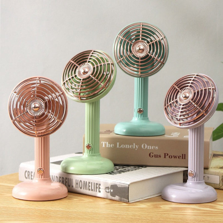 Ladies Portable Table Fan in Retro Style Stornfield