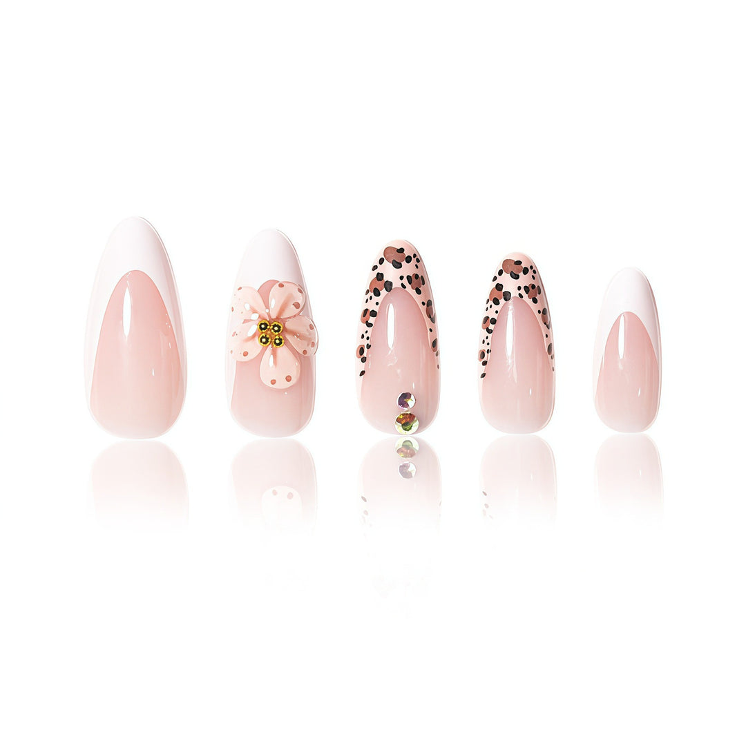 Decorative Long Stiletto Nail Art Enhancements Stornfield
