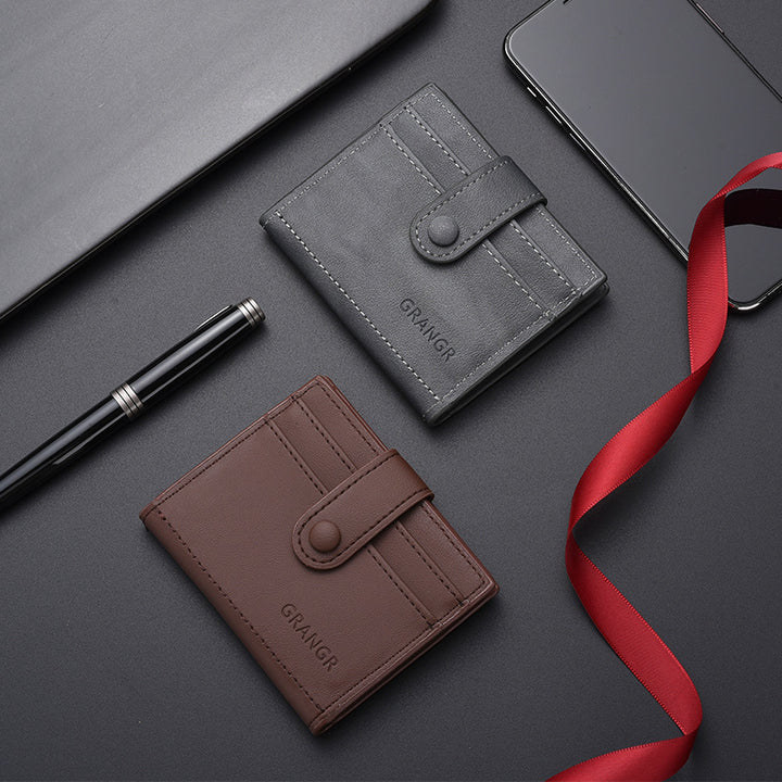 Sleek Leather Card Wallet