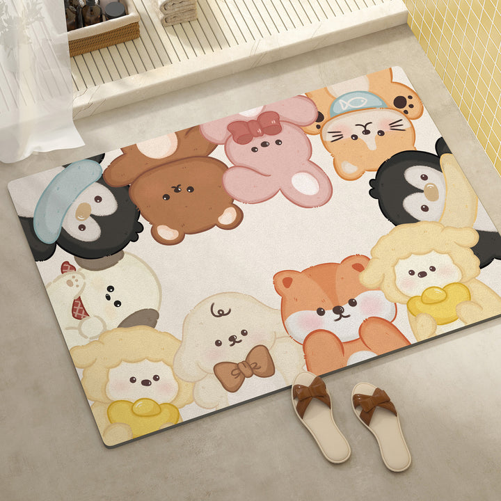 Cute Animal-Themed Bathroom Mat Stornfield
