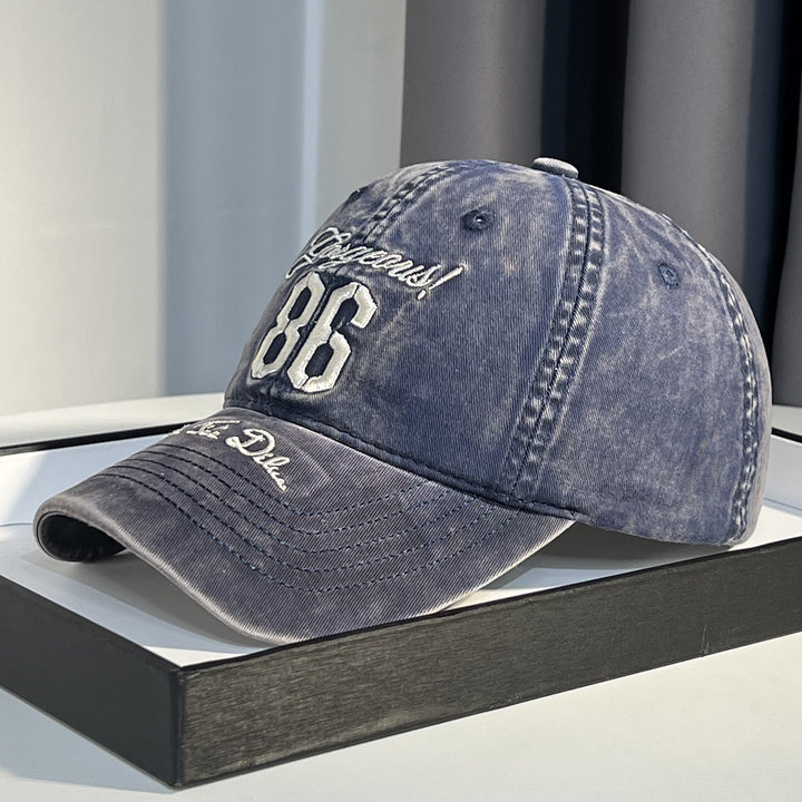 Men's Vintage-Inspired Distressed Baseball Cap Stornfield