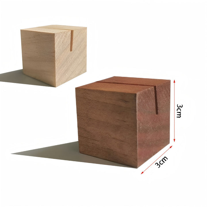 Decorative wood block figure Stornfield