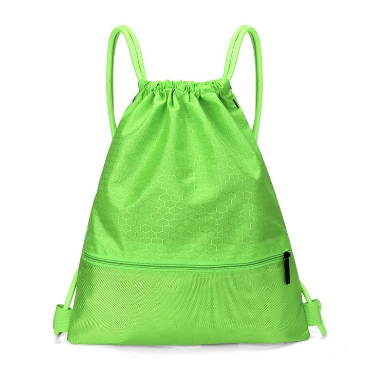 Honeycomb Patterned Drawstring Gym Bag Stornfield