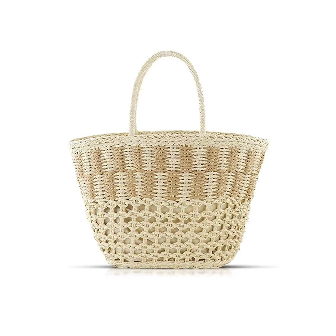 Basket bag with unique weaving structure Stornfield