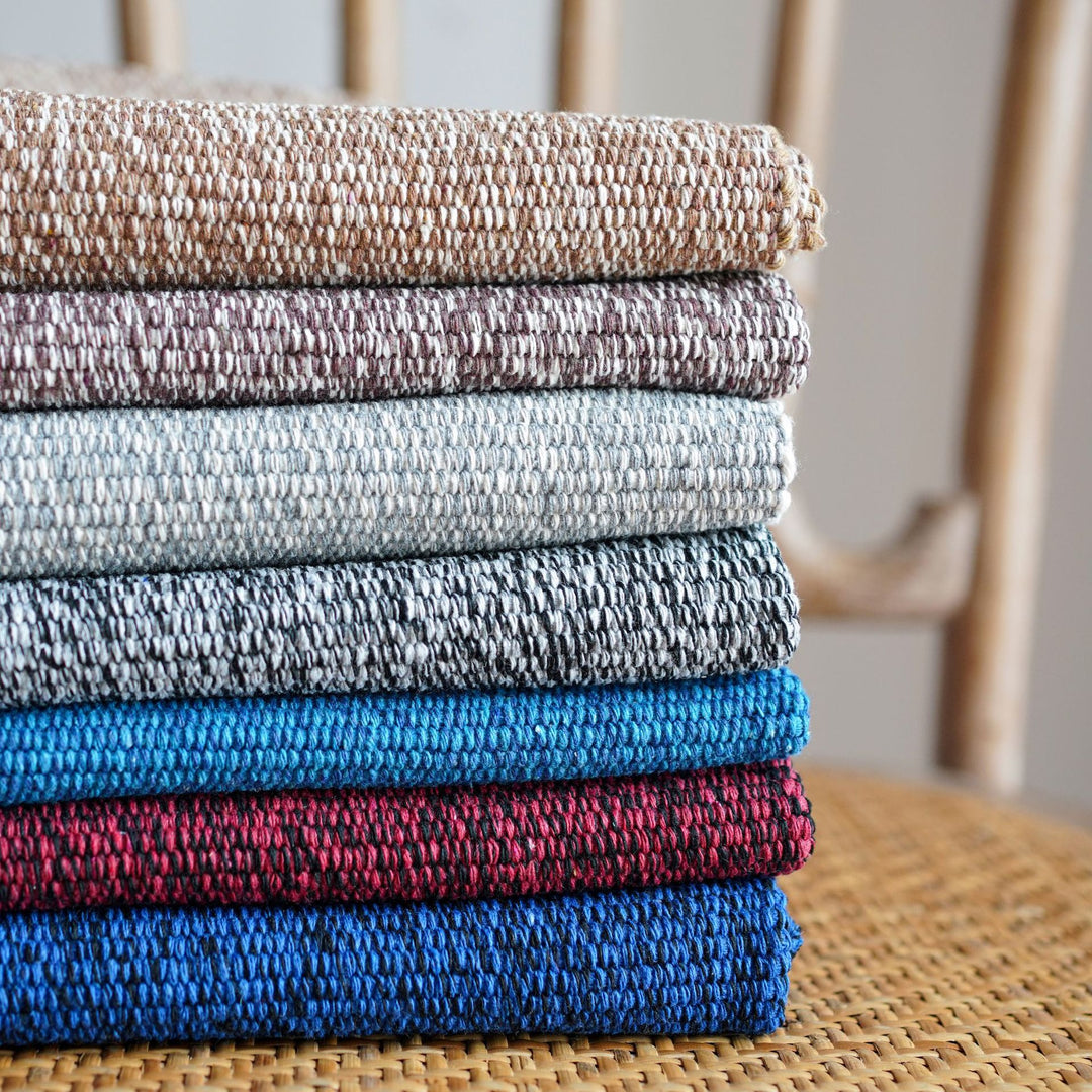 Robust denim fabric meter goods in twill weave for clothing and upcycling