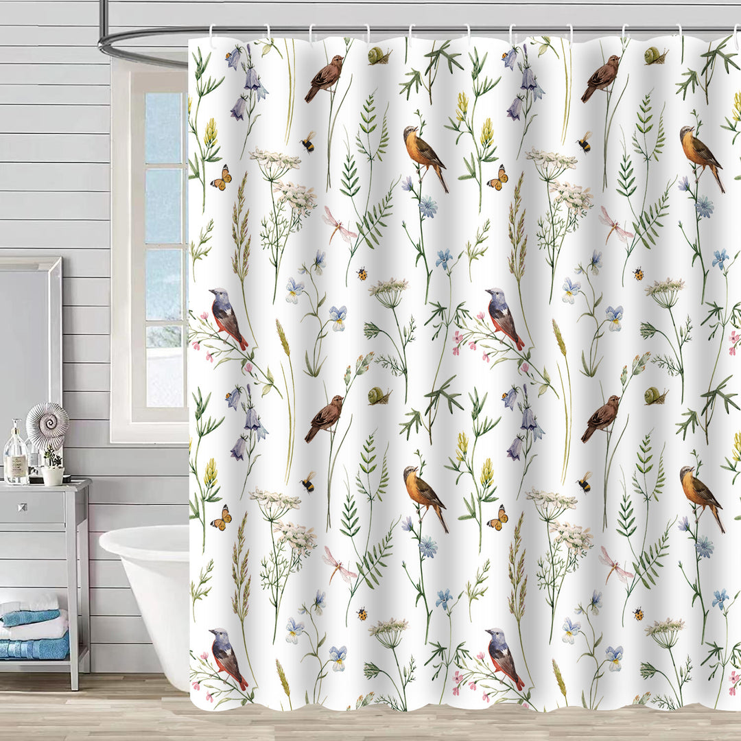 Nature-Inspired Shower Curtain Stornfield