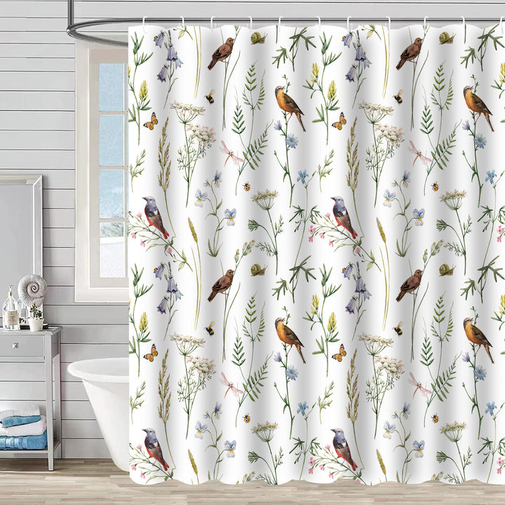 Nature-Inspired Shower Curtain Stornfield