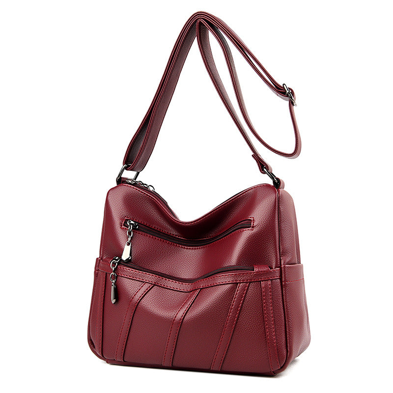 Elegant Zip-Detail Shoulder Bag Stornfield