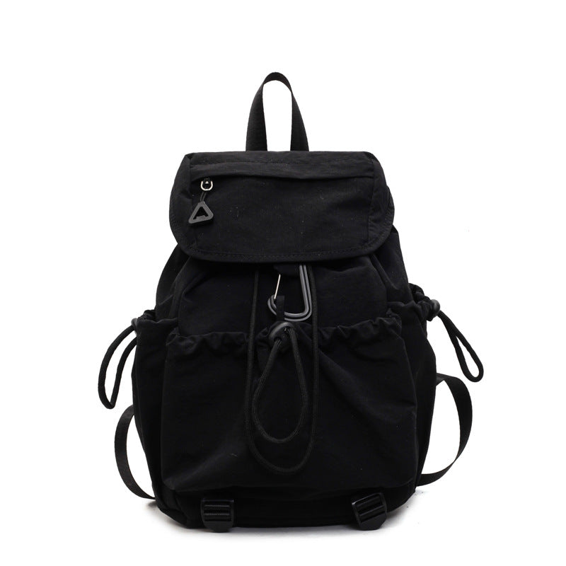 Leisure backpack with elastic drawstring and practical side pockets Stornfield
