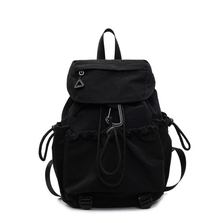 Leisure backpack with elastic drawstring and practical side pockets Stornfield
