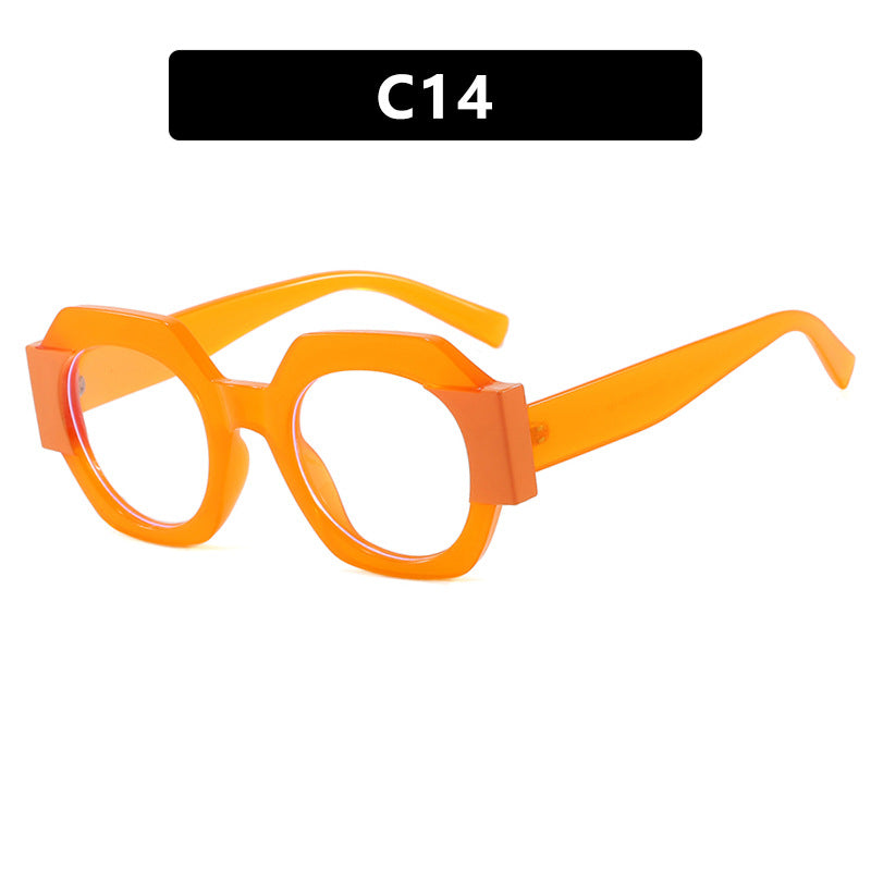 Ladies trendy sunglasses in hexagonal design Stornfield