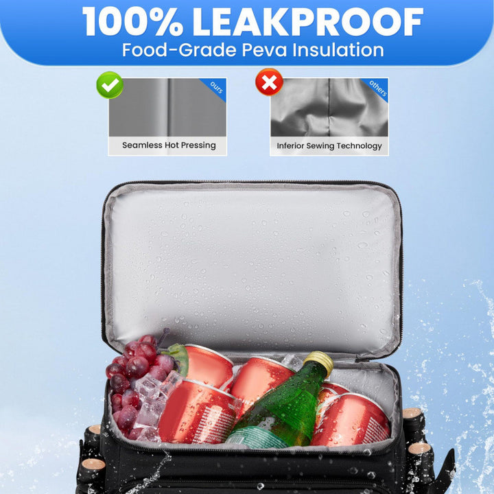Multifunctional cooler backpack with insulated interior Stornfield