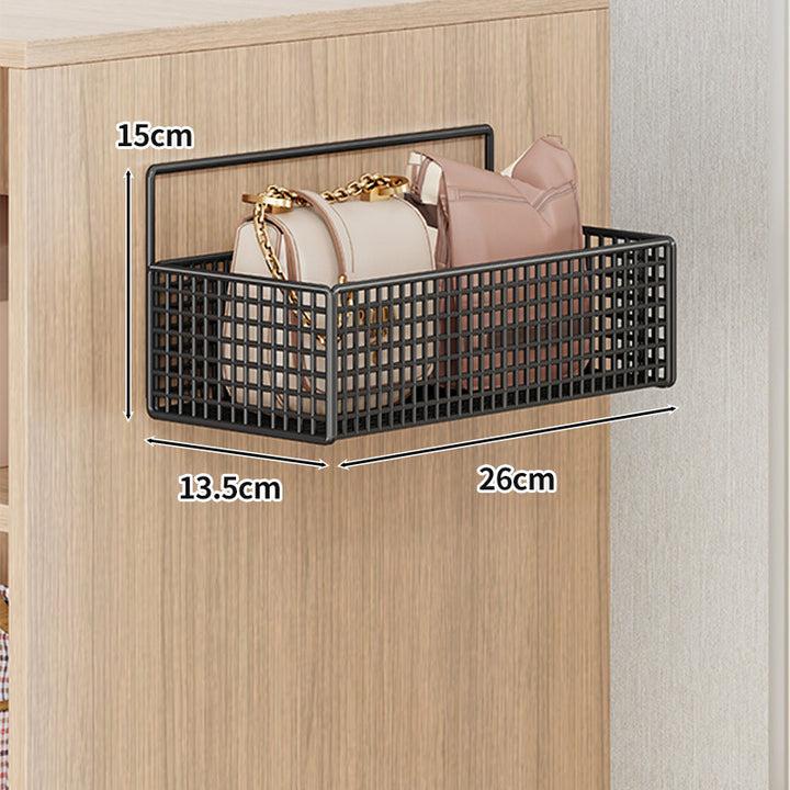 Overdoor Mesh Storage Organizer with Hooks