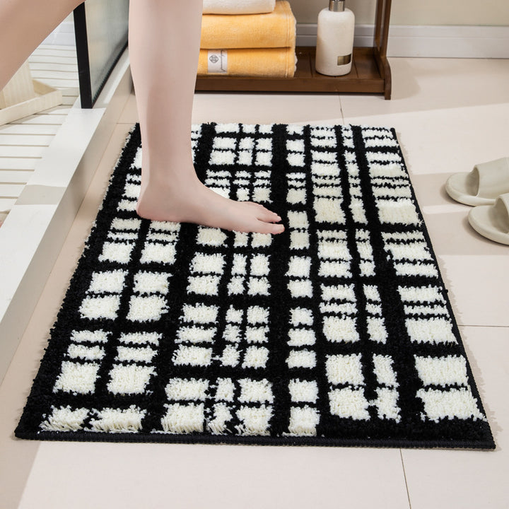 Soft Striped Bath Mat
