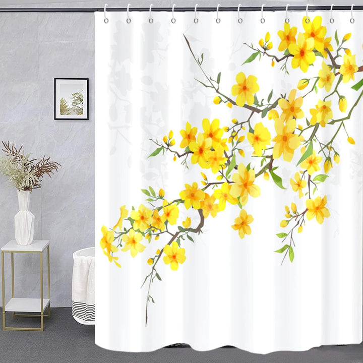 Floral Print Shower Curtain Stornfield