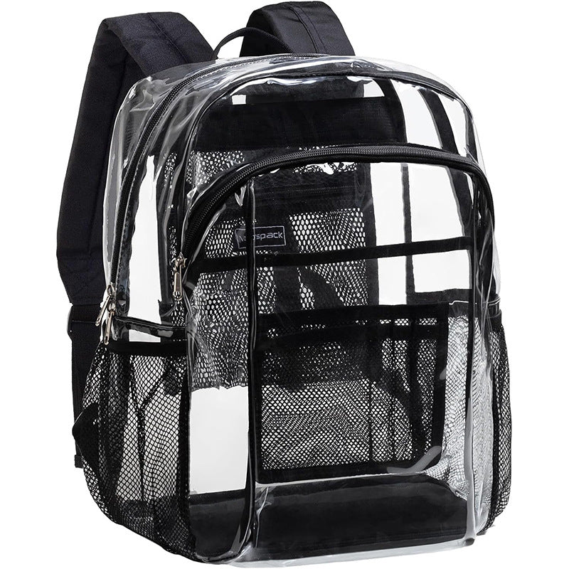 Transparent school bag with breathable mesh pockets Stornfield