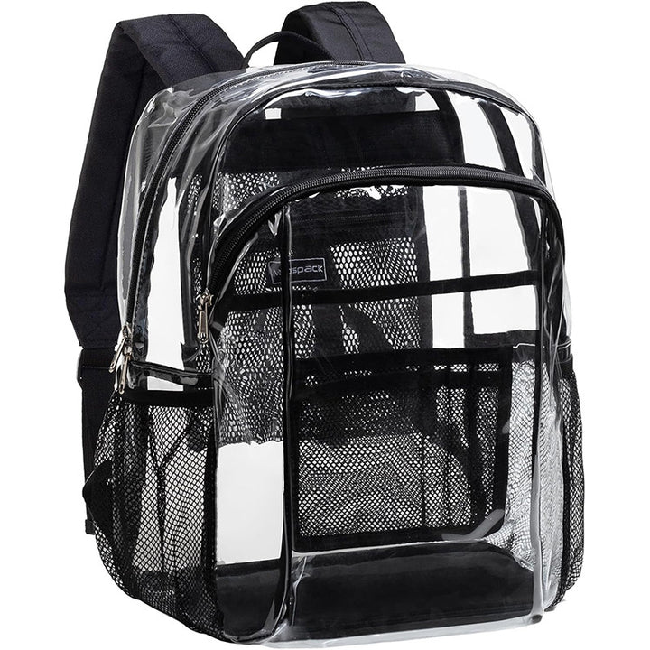 Transparent school bag with breathable mesh pockets Stornfield