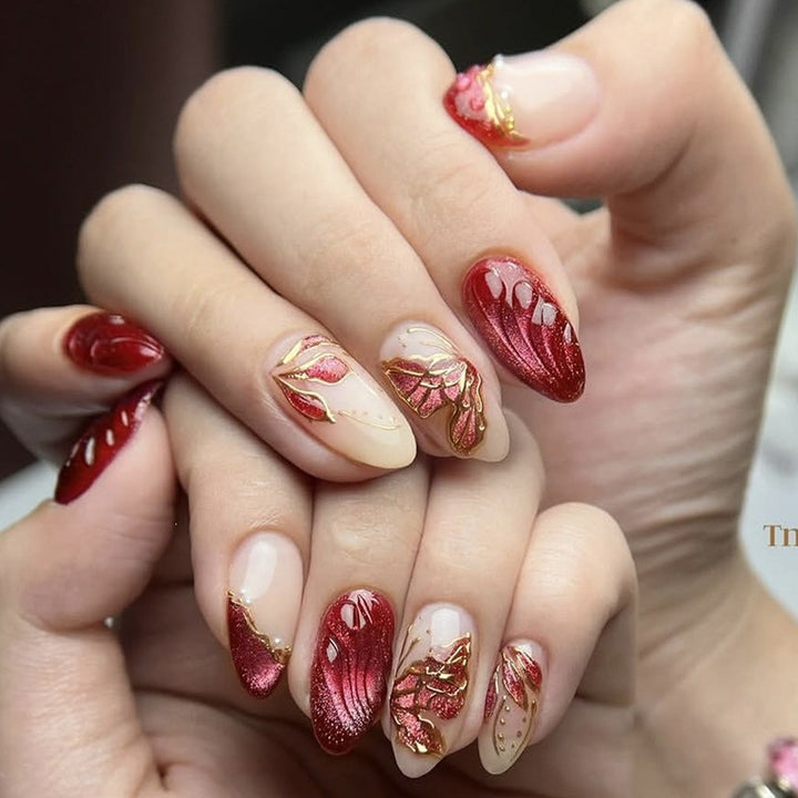 Artificial artificial nails with 3D decorations Stornfield