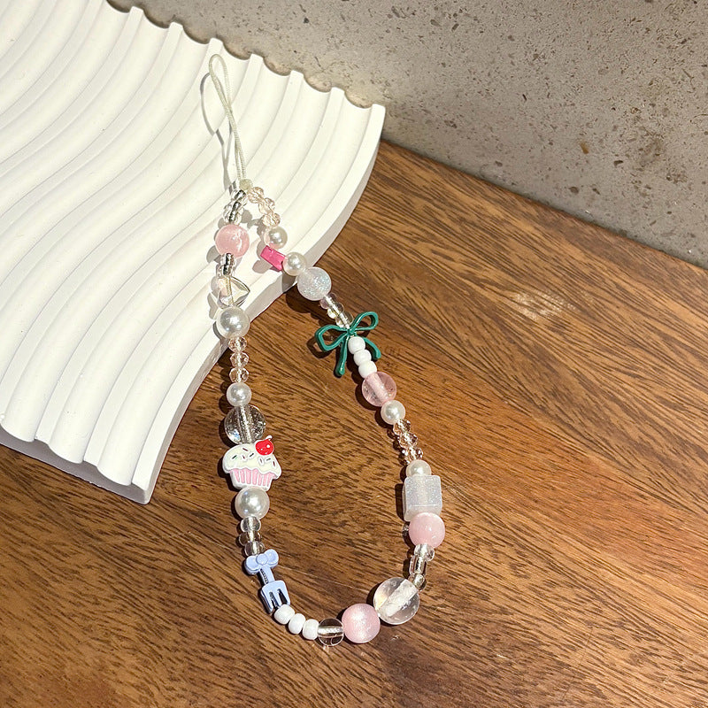 Playful Beaded Smartphone Charm Holder Stornfield