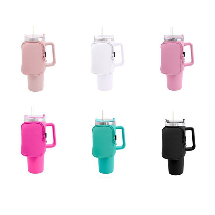 Unisex cup holder with practical pocket Stornfield