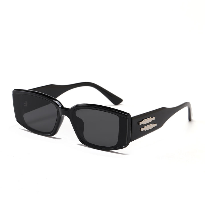 Women's elegant rectangular sunglasses with stylish acetate frame Stornfield