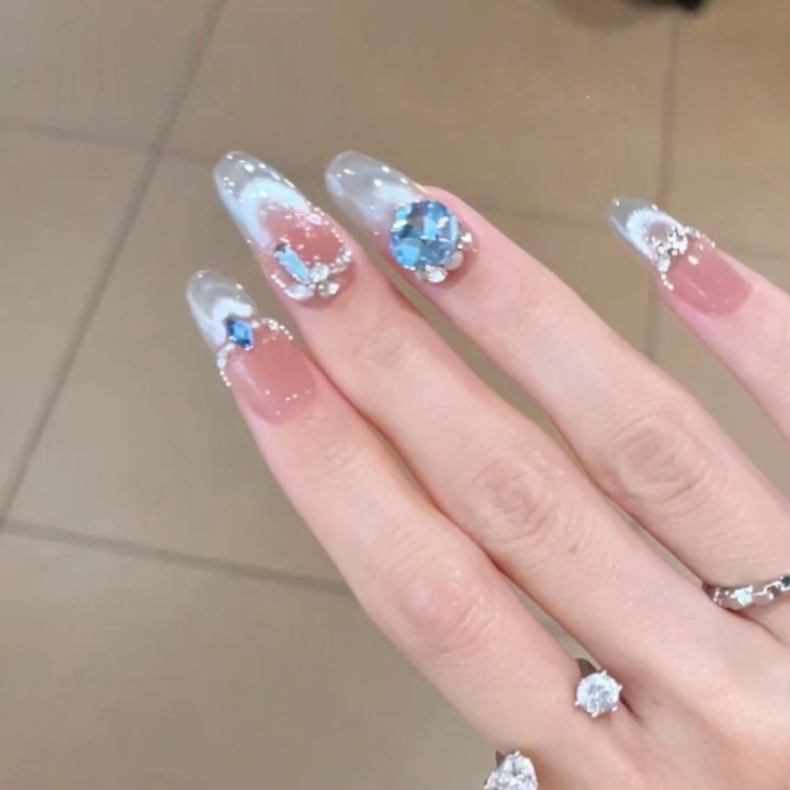 Glamorous Decorative Nail Extensions