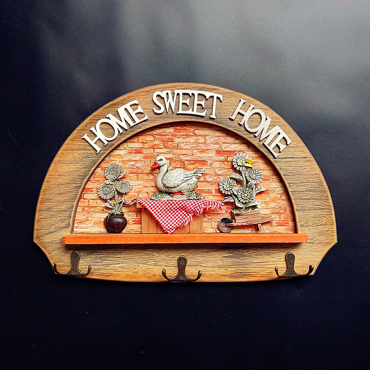 Home Sweet Home Decorative Wall Shelf