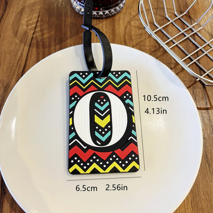 Personalized Striped Luggage Tag Stornfield