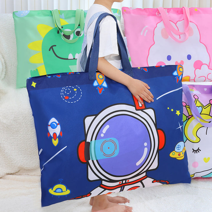 Leisure Shopping Bag with Cheerful Dinosaur Design Stornfield