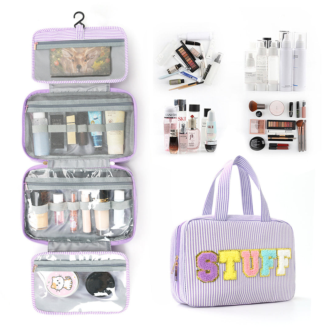 Multifunctional Cosmetic Organizer Bag with Hanging Design Stornfield