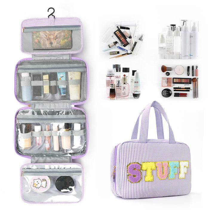 Multifunctional Cosmetic Organizer Bag with Hanging Design Stornfield